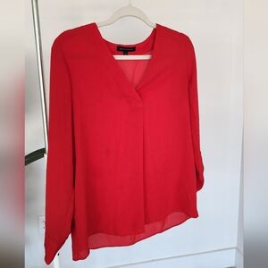 Banana Republic Vibrant Red Blouse